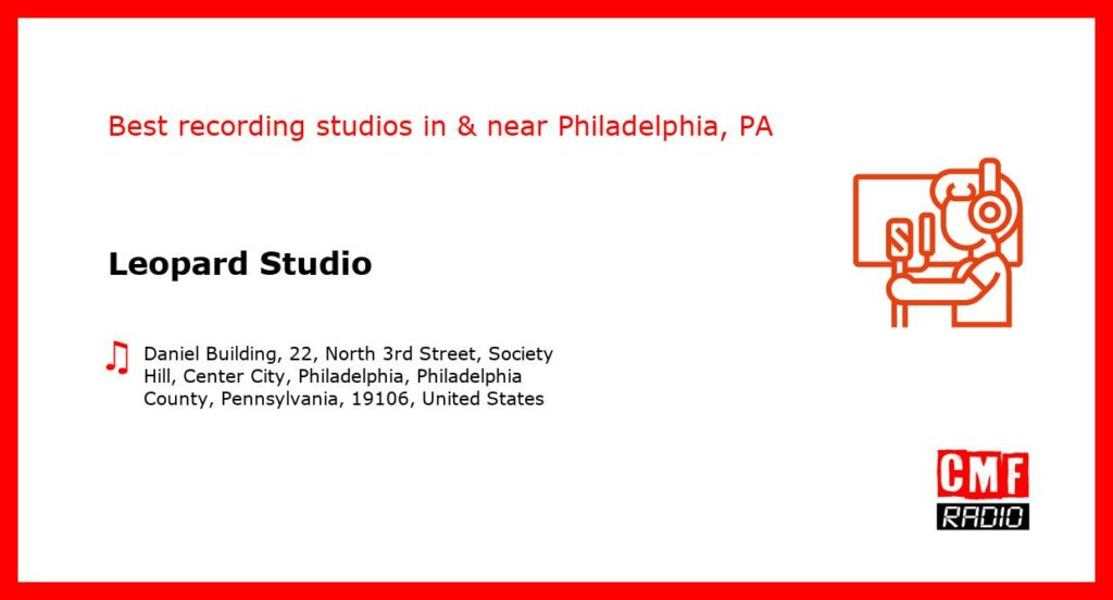 Leopard Studio - recording studio  in or near Philadelphia