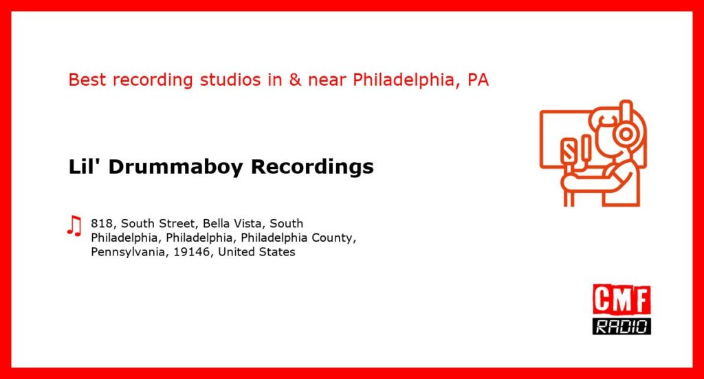 Lil' Drummaboy Recordings - recording studio  in or near Philadelphia