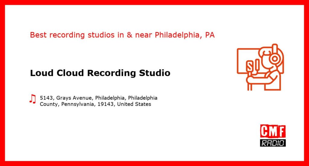 Loud Cloud Recording Studio - recording studio  in or near Philadelphia