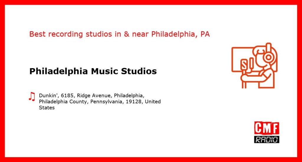 Philadelphia Music Studios - recording studio  in or near Philadelphia
