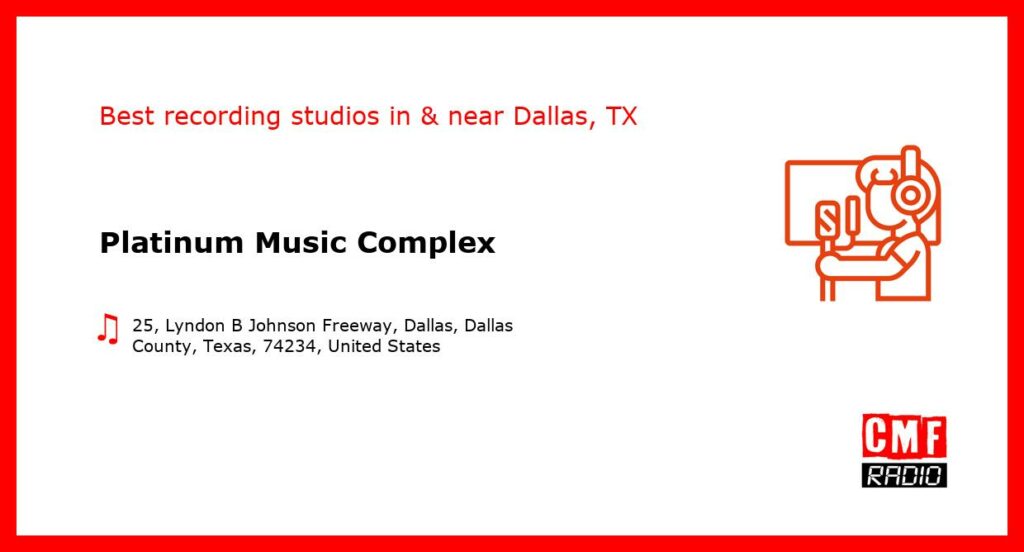 Platinum Music Complex - recording studio  in or near Dallas