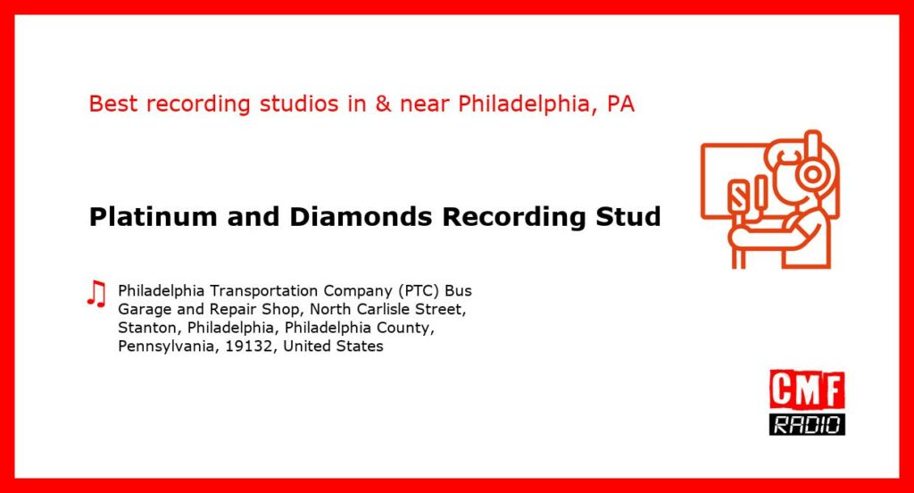 Platinum and Diamonds Recording Studios - recording studio  in or near Philadelphia