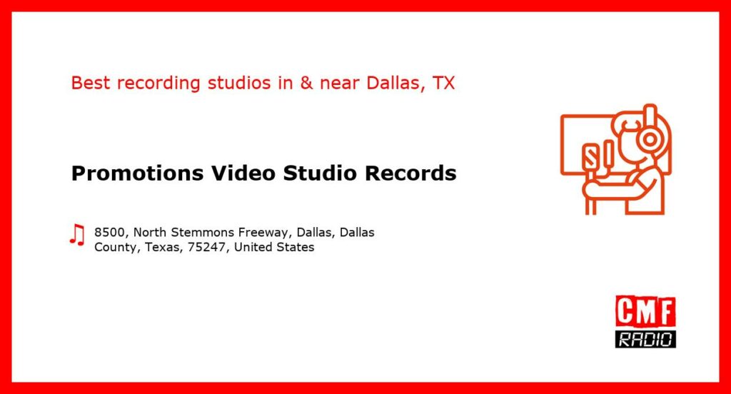 Promotions Video Studio Records - recording studio  in or near Dallas
