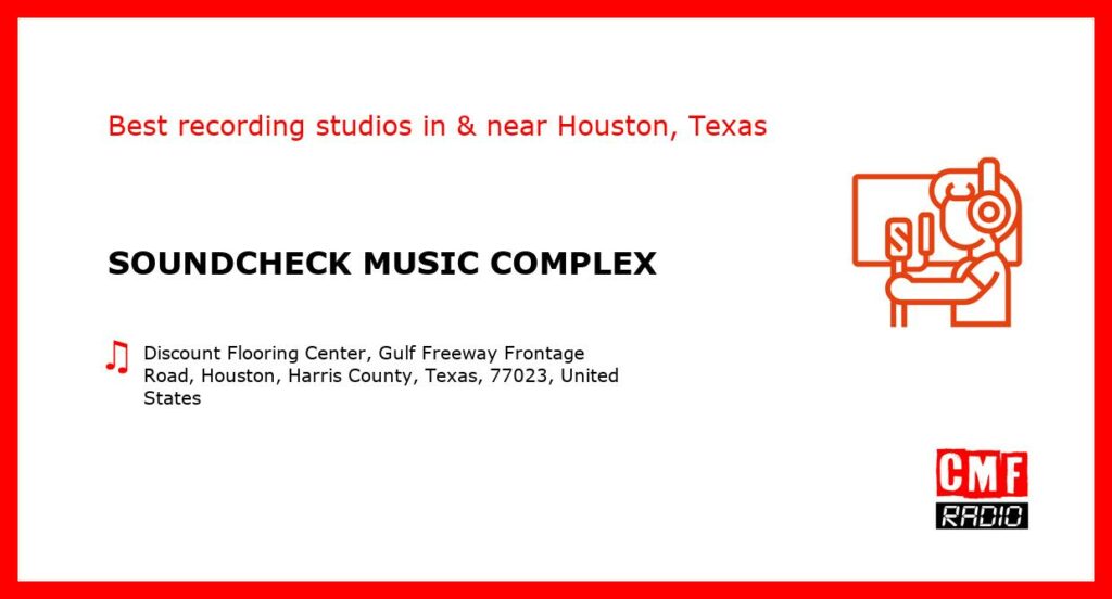 SOUNDCHECK MUSIC COMPLEX - recording studio  in or near Houston