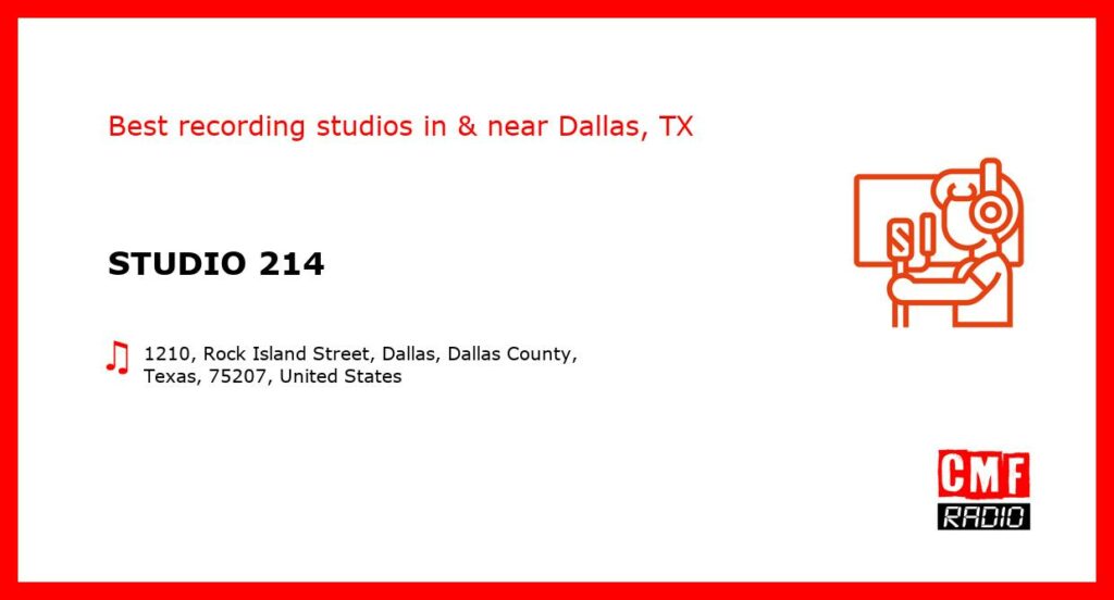 STUDIO 214 - recording studio  in or near Dallas
