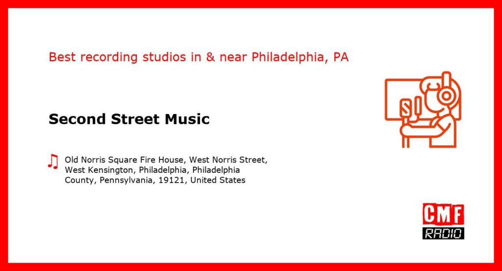 Second Street Music - recording studio  in or near Philadelphia