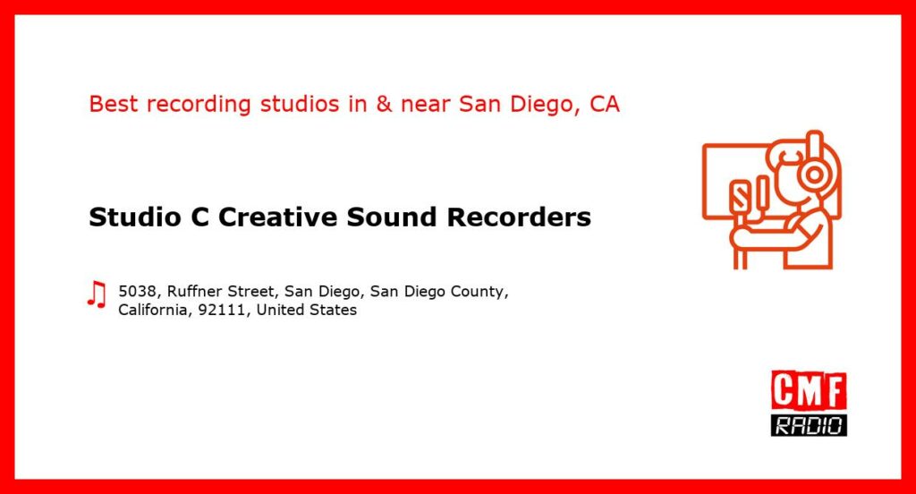 Studio C Creative Sound Recorders - recording studio  in or near San Diego