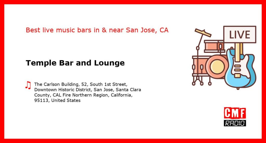 Temple Bar and Lounge – live music – San Jose, CA