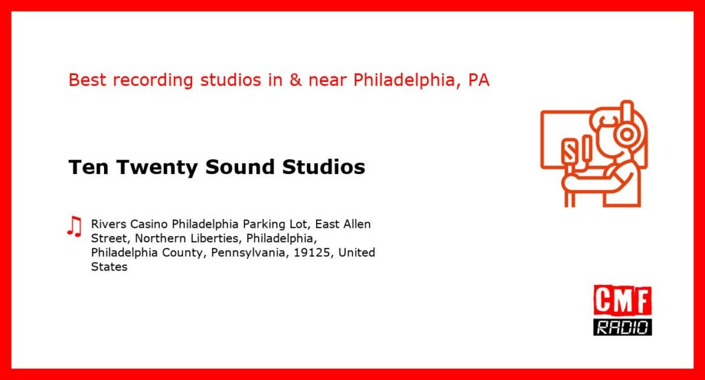 Ten Twenty Sound Studios - recording studio  in or near Philadelphia