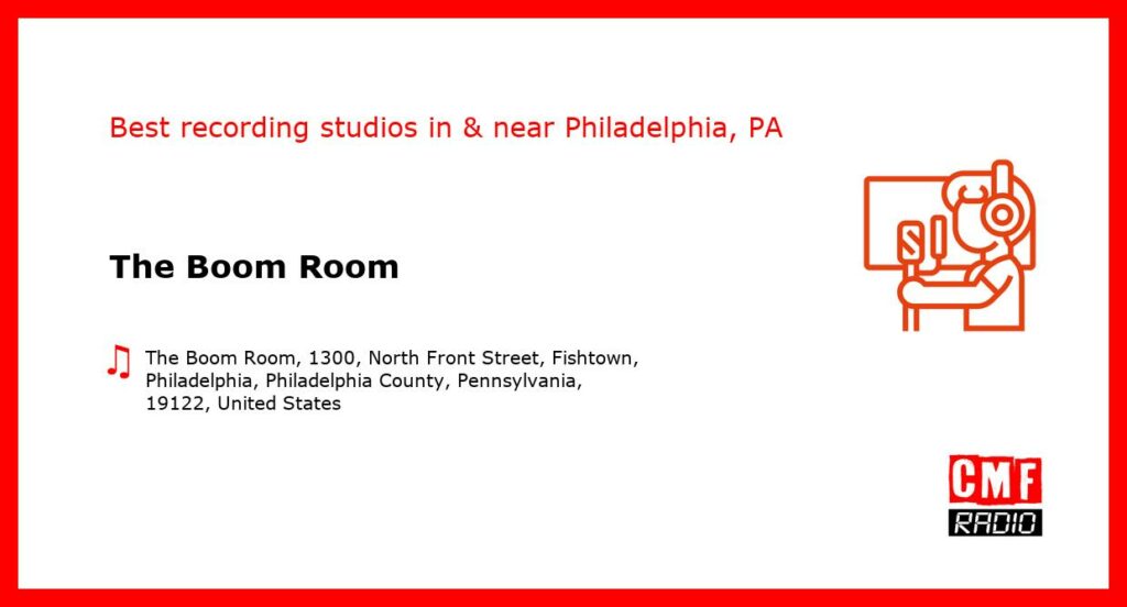 The Boom Room - recording studio  in or near Philadelphia