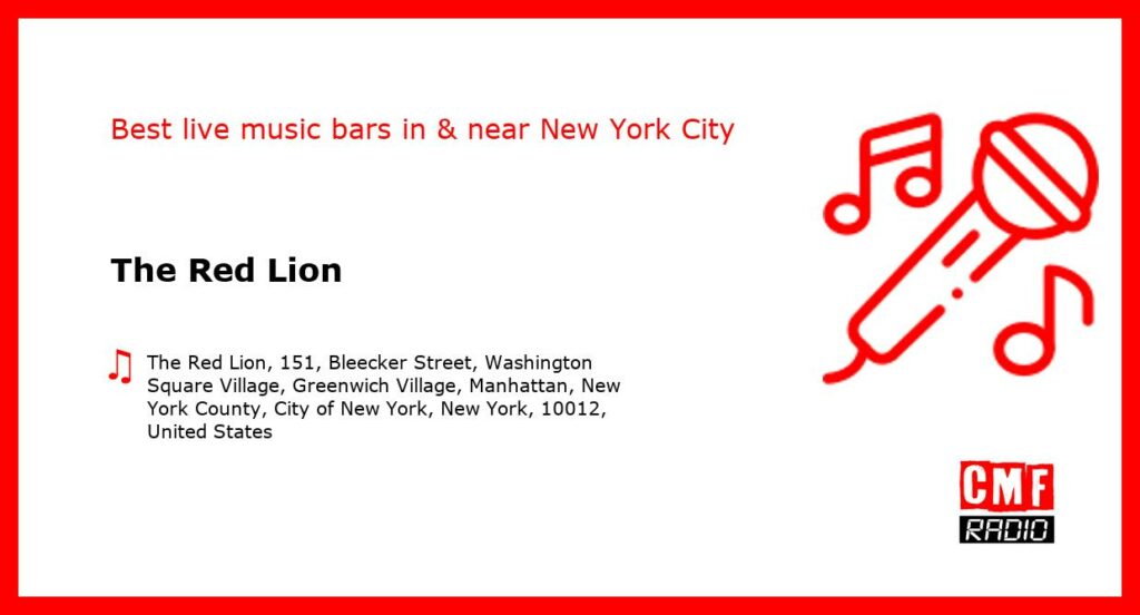 The Red Lion – live music – New York City
