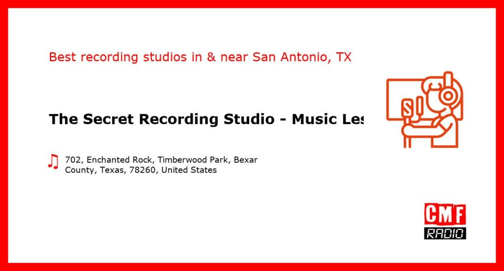The Secret Recording Studio - Music Lessons - recording studio  in or near San Antonio
