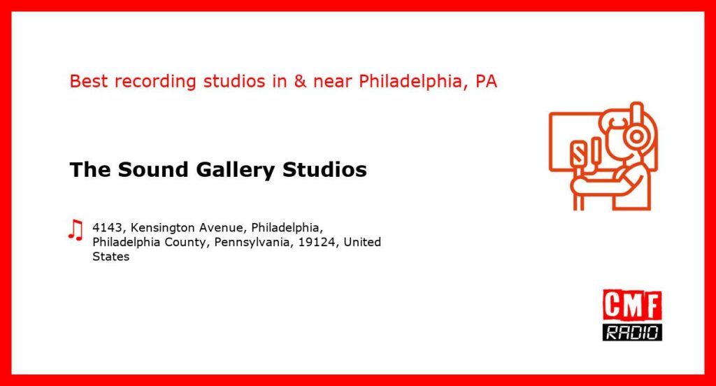 The Sound Gallery Studios - recording studio  in or near Philadelphia