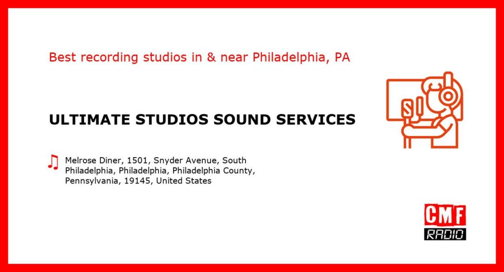 ULTIMATE STUDIOS SOUND SERVICES - recording studio  in or near Philadelphia