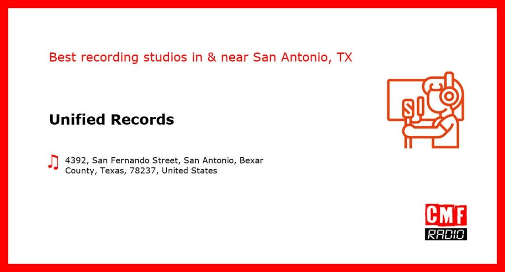 Unified Records - recording studio  in or near San Antonio