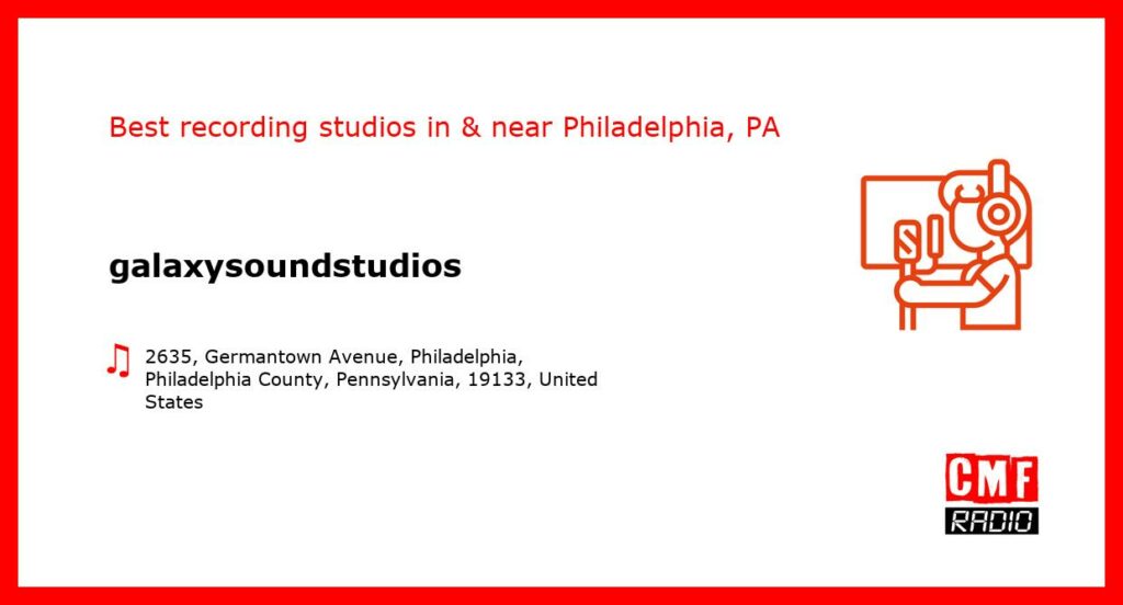 galaxysoundstudios - recording studio  in or near Philadelphia