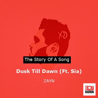 story of a song - Dusk Till Dawn (Ft. Sia) - ZAYN