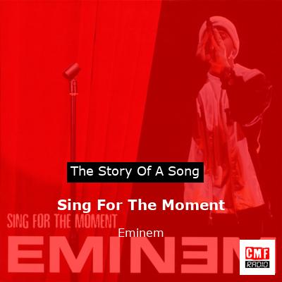 Eminem – Sing for the Moment Lyrics