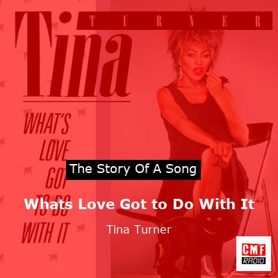 story of a song - Whats Love Got to Do With It - Tina Turner