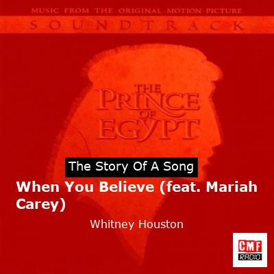 story of a song - When You Believe (feat. Mariah Carey) - Whitney Houston