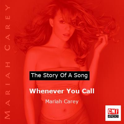 story of a song - Whenever You Call  - Mariah Carey