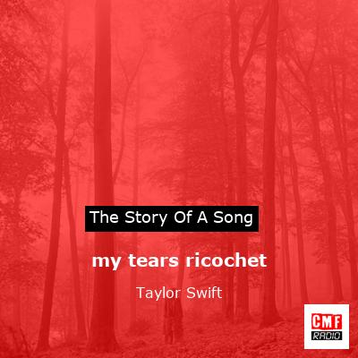 story of a song - my tears ricochet - Taylor Swift