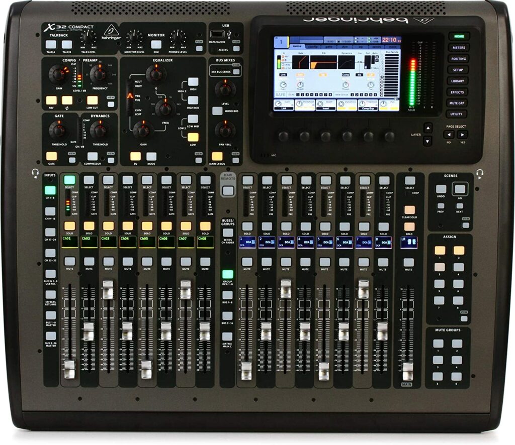 Behringer X32 digital mixer