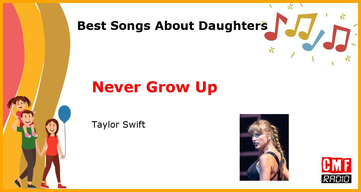 Best Songs About Daughters: Never Grow Up - Taylor Swift