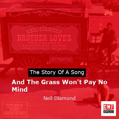 Story of the song And The Grass Won't Pay No Mind - Neil Diamond