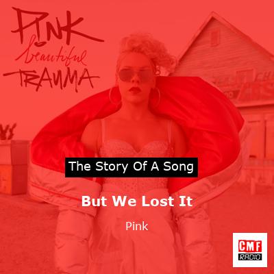 Story of the song But We Lost It - Pink