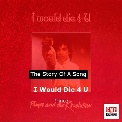 Story of the song I Would Die 4 U - Prince