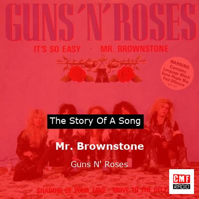 Story of the song Mr. Brownstone - Guns N' Roses