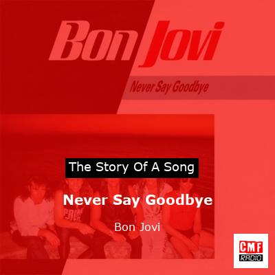 Story of the song Never Say Goodbye - Bon Jovi