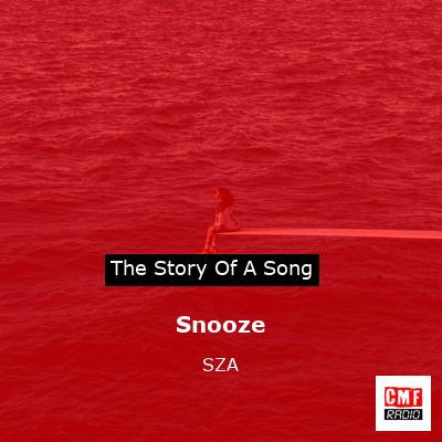 Story of the song Snooze - SZA
