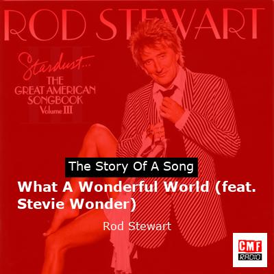 Story of the song What A Wonderful World (feat. Stevie Wonder) - Rod Stewart