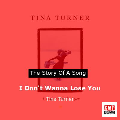 Story of the song I Don't Wanna Lose You - Tina Turner