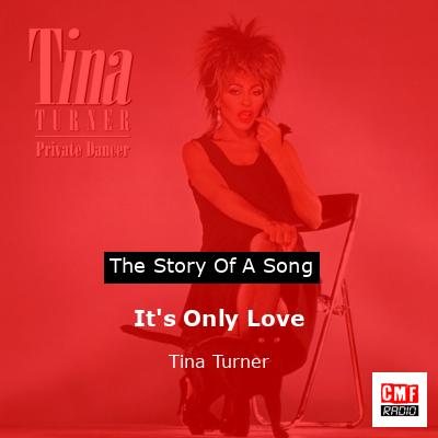 Story of the song It's Only Love - Tina Turner