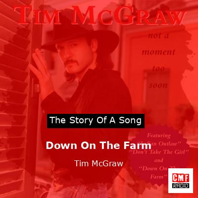Story of the song Down On The Farm - Tim McGraw