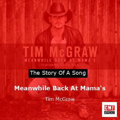 Story of the song Meanwhile Back At Mama's - Tim McGraw
