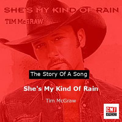 Story of the song She's My Kind Of Rain - Tim McGraw