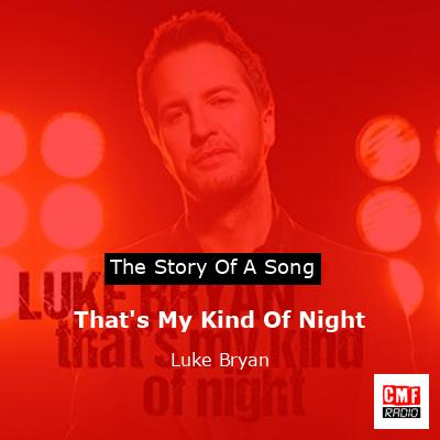 That’s My Kind Of Night – Luke Bryan