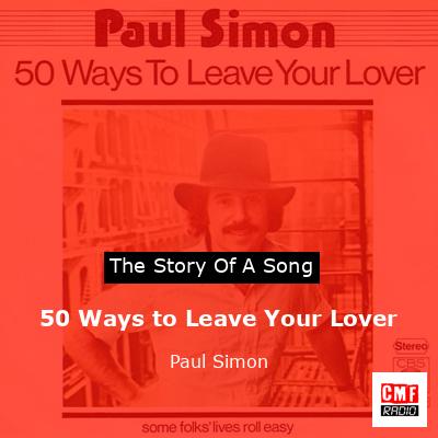 final cover 50 Ways to Leave Your Lover Paul Simon