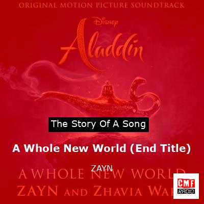 final cover A Whole New World End Title ZAYN