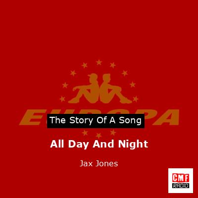 final cover All Day And Night Jax Jones