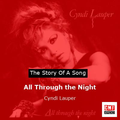 final cover All Through the Night Cyndi Lauper
