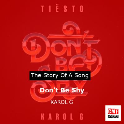 final cover Dont Be Shy KAROL G