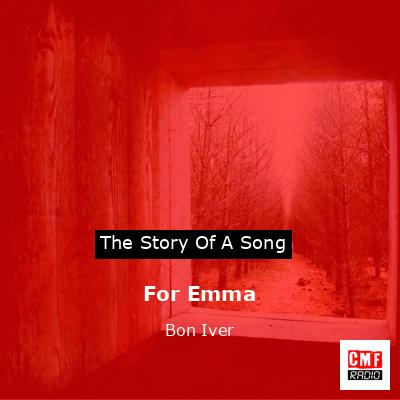 final cover For Emma Bon Iver
