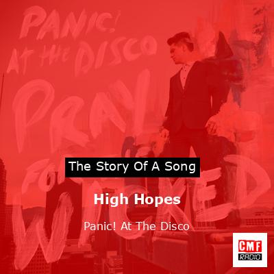 final cover High Hopes Panic At The Disco
