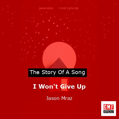 final cover I Wont Give Up Jason Mraz