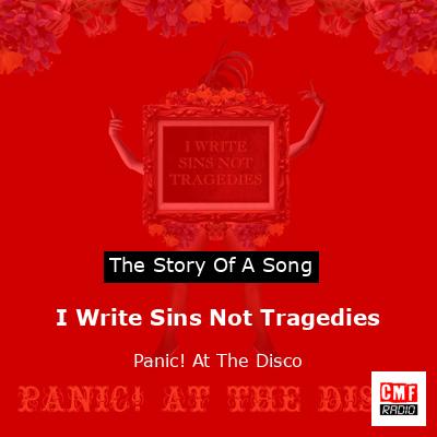 final cover I Write Sins Not Tragedies Panic At The Disco